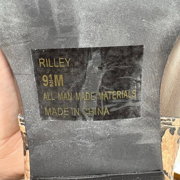 RAMPAGE EUC WOMEN'S SIZE 9.5 RILLEY COWGIRL MULES SLIPON SHOES - Picture 5 of 5